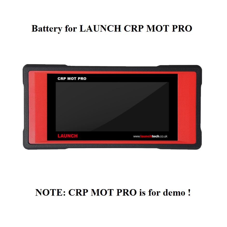 Battery Replacement for LAUNCH CRP MOT PRO Scanner